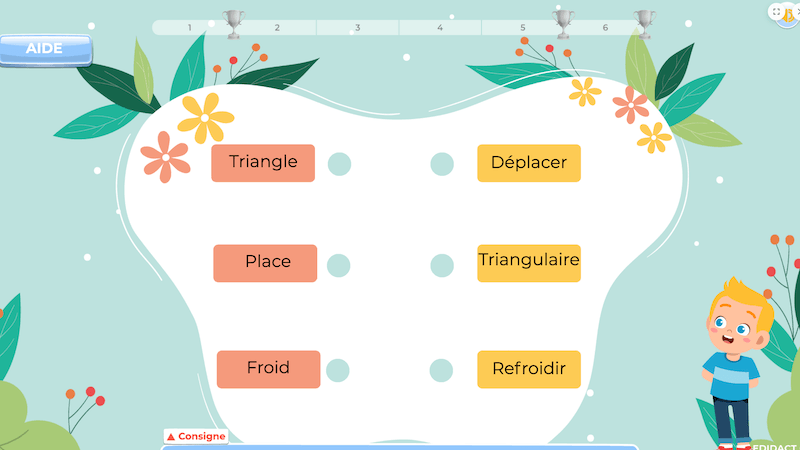 Exercice de vocabulaire en ligne sur les synonymes et antonymes